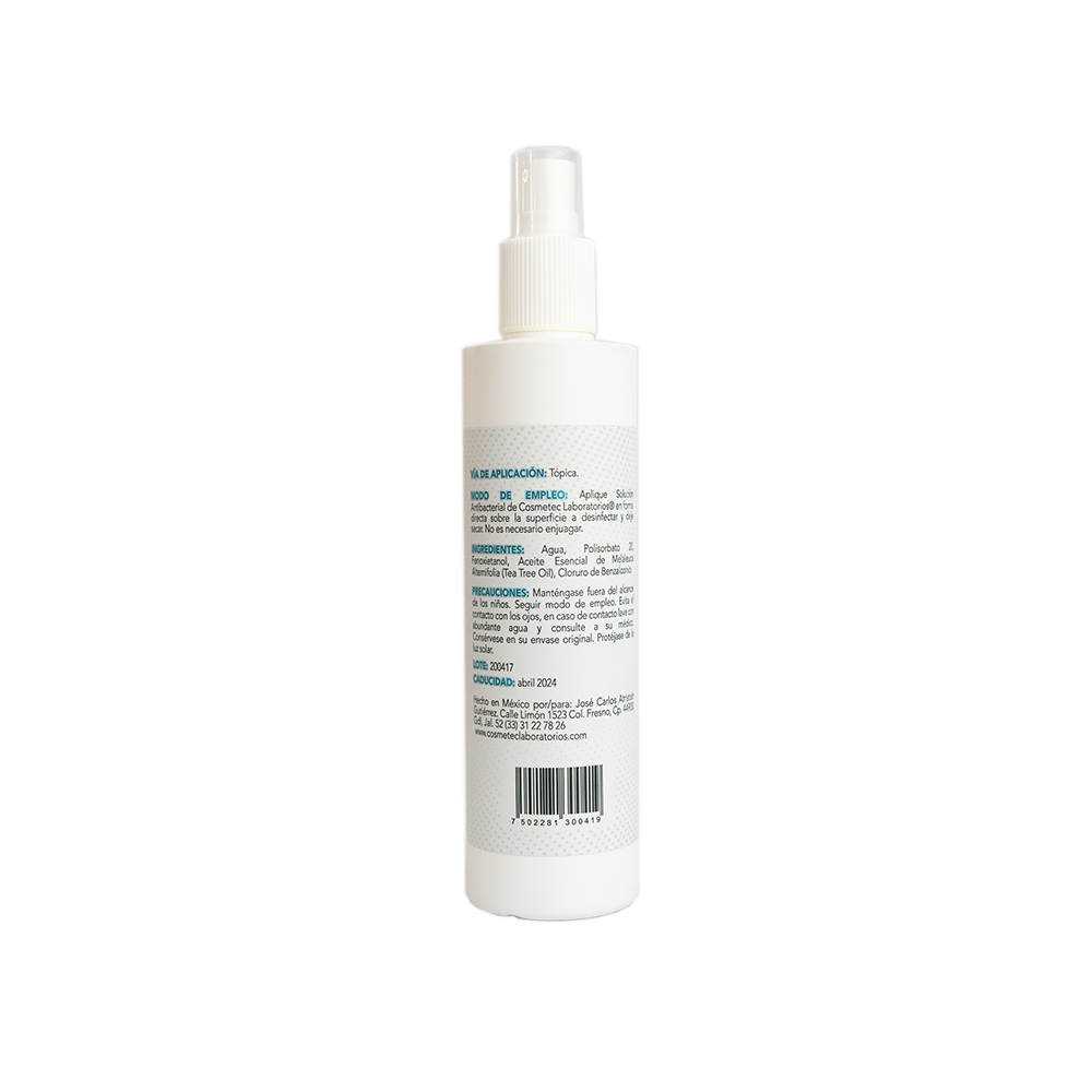 PT10042-SANITIZANTE COS TEA TREE OIL Y CLORURO DE BENZALCONIO 280 ml - Image 2