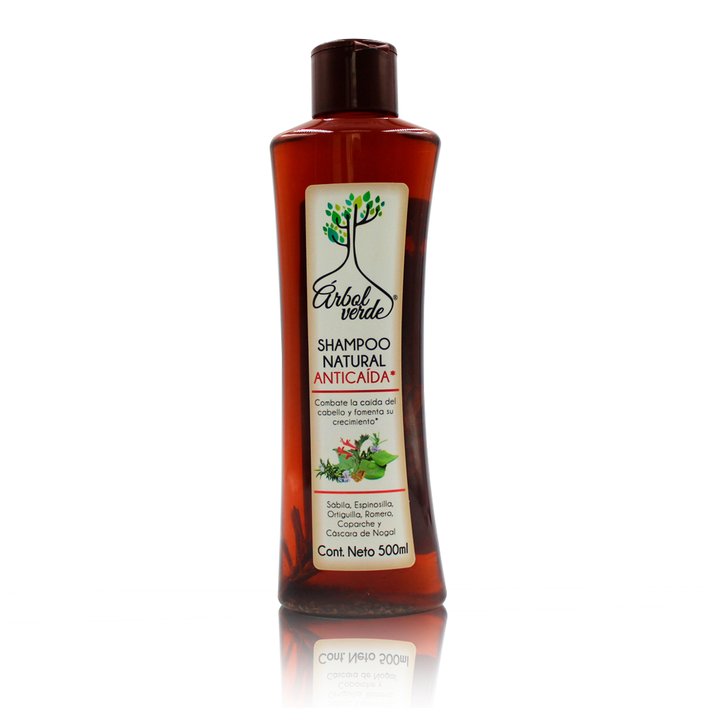 Shampoo Natural Anticaída Árbol Verde