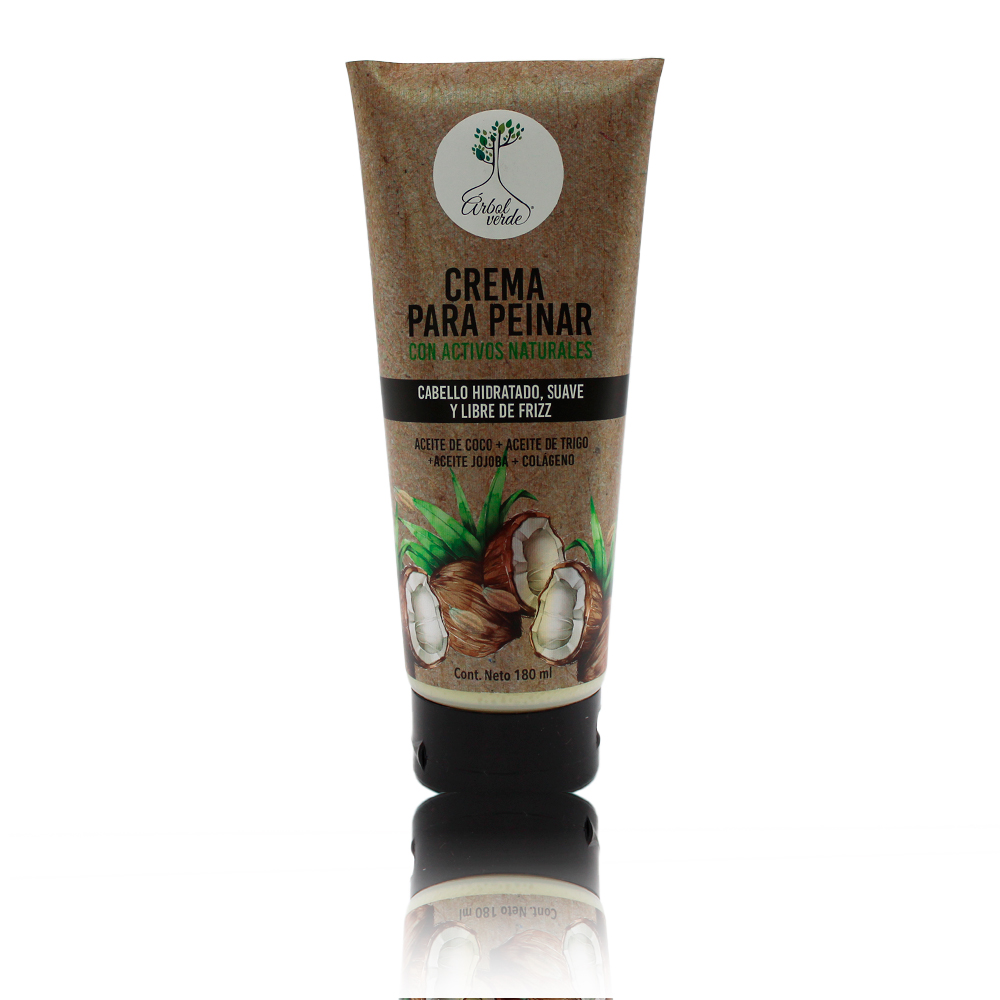 Crema para Peinar Árbol Verde