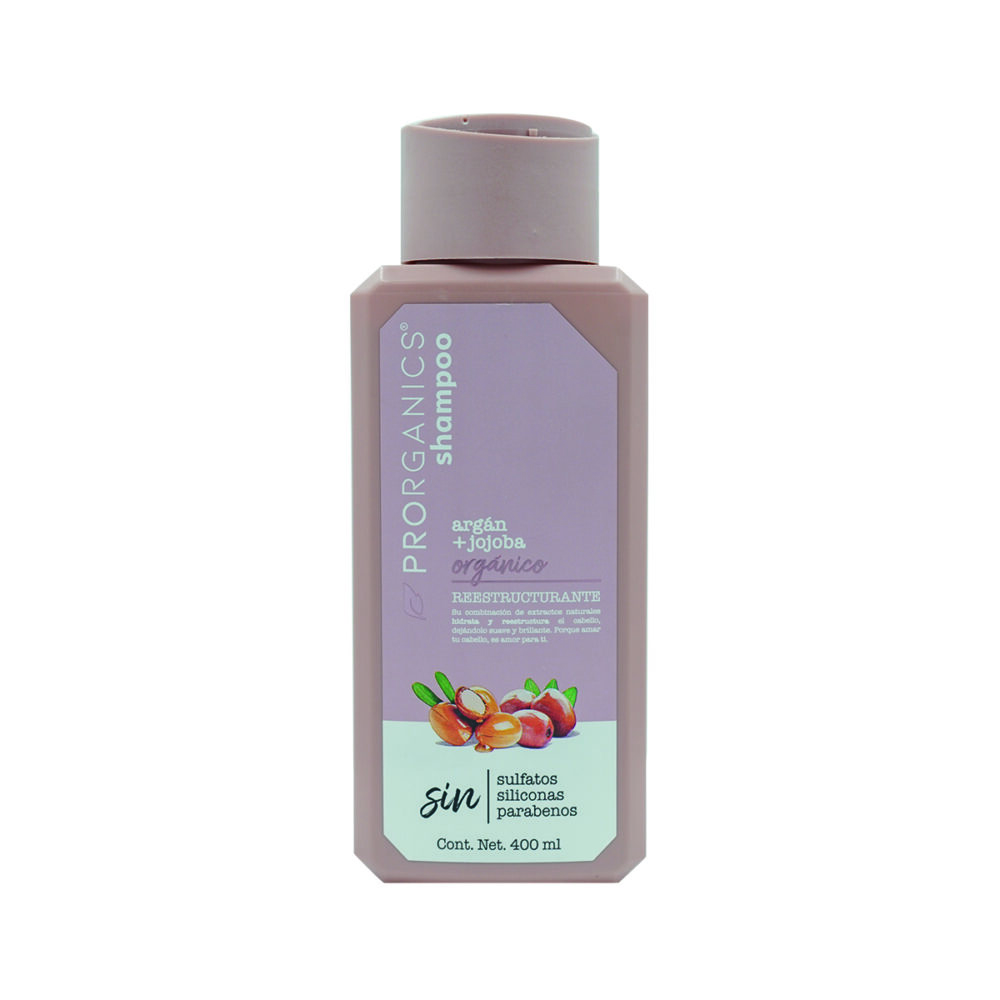 PT10177 – SHAMPOO PRO CON ACEITE DE ARGAN Y JOJOBA ORGANICO 400 ml