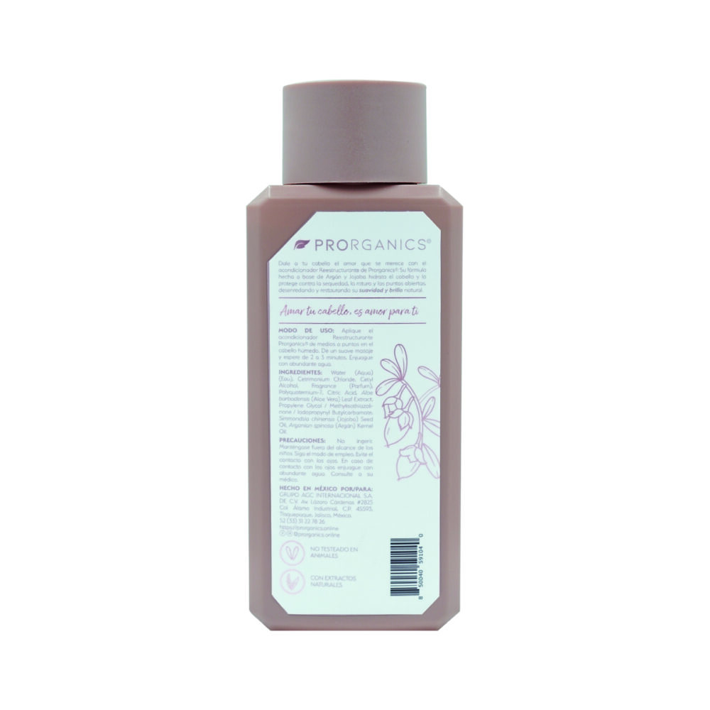 PT10188 – ACONDICIONADOR PRO ACEITE DE ARGAN Y JOJOBA ORGANICO 380 ml