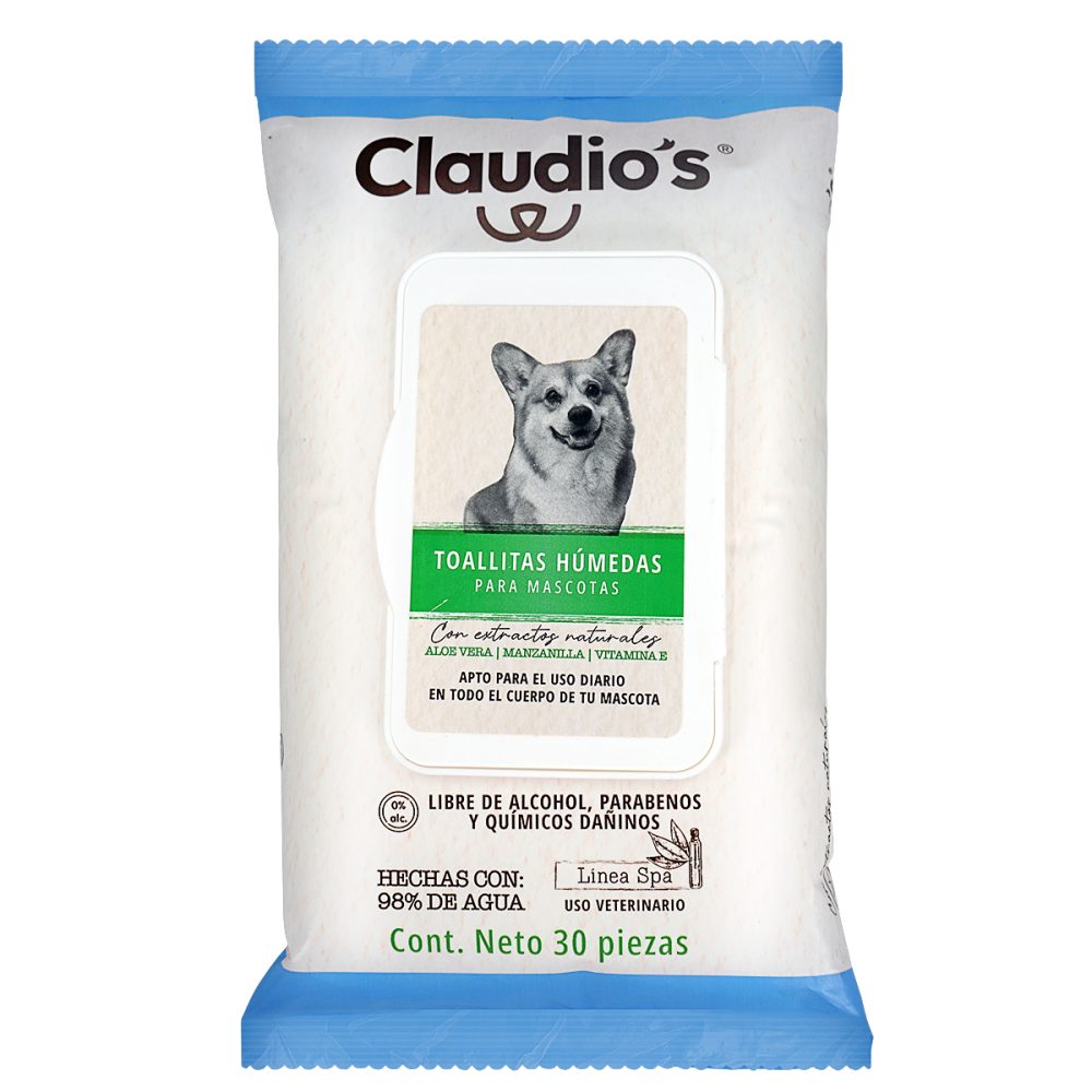 PT10218 – TOALLITAS HÚMEDAS CLS ALOE VERA, MANZANILLA Y VITAMINA E 30 PIEZAS