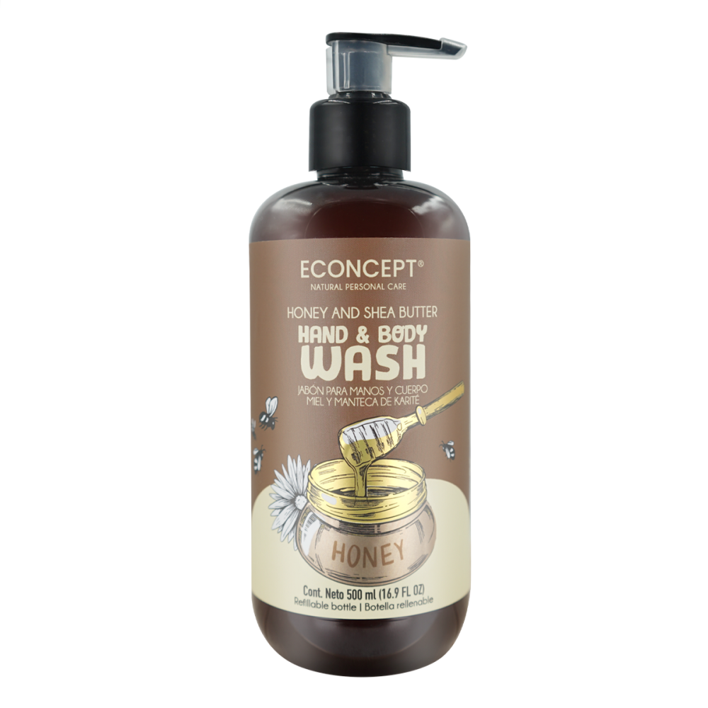 PT10226 – JABON LIQUIDO ECP MIEL Y MANTECA DE KARITE 500