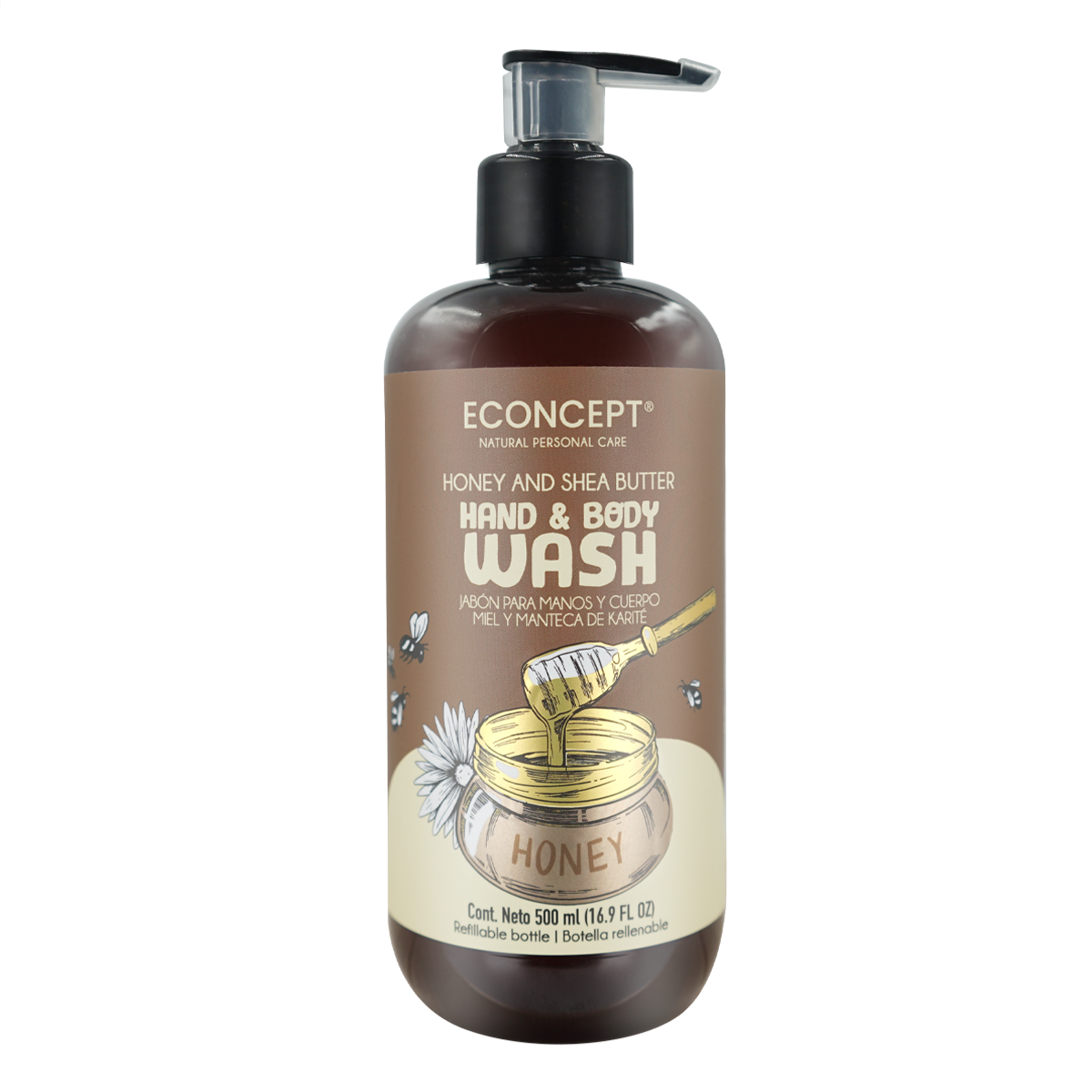 Jabon Liquido ECP Miel y Manteca de Karite 500ml