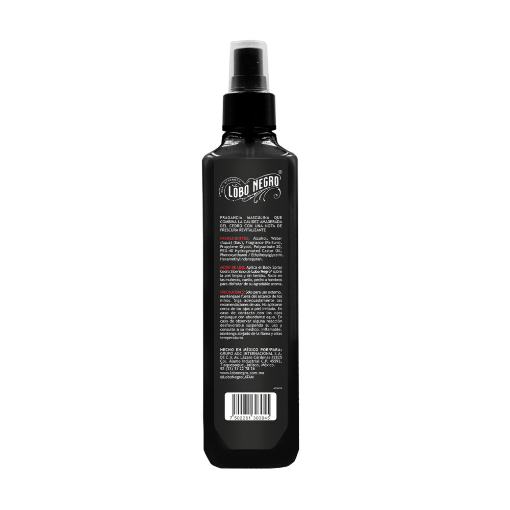 PT10280 BODY SPRAY LBN CEDRO SIBERIANO 240 ML