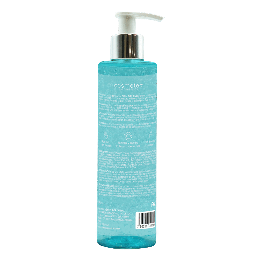 PT10247 Limpiador Facial Niacinamida con Extracto de Avena y Vitamina B5 240 g